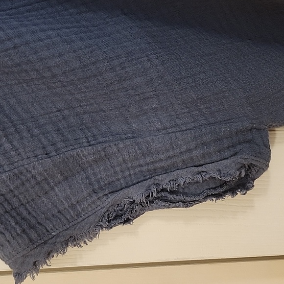 Eileen Fisher Dark Blue Blouse - Picture 3 of 7